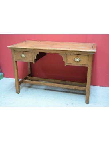 Scrivania in Legno Massello Indiano - epoca coloniale - 120x60cm TR046