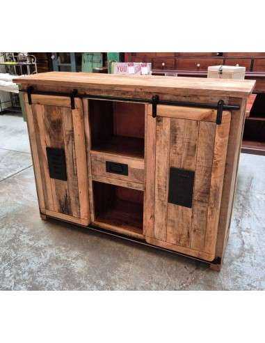Credenza Jupiter 5 cassetti| Legno Massello Mango | Artigianale AGB0309