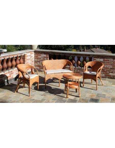 Salotto rattan mandolino 4 pezzi - VG2611720000