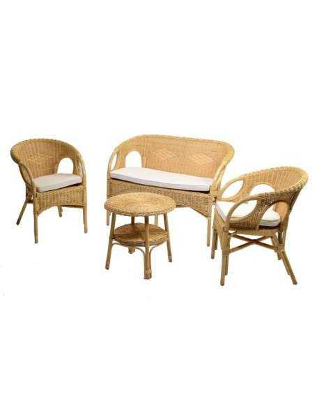 Salotto rattan mandolino 4 pezzi - VG2611720000