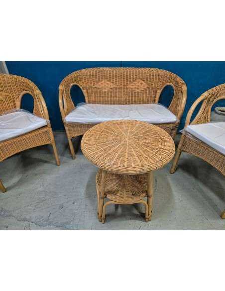 Salotto rattan mandolino 4 pezzi - VG2611720000