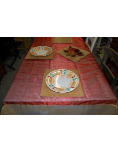 Tovaglia natalizia in organza di poliestere TOV002