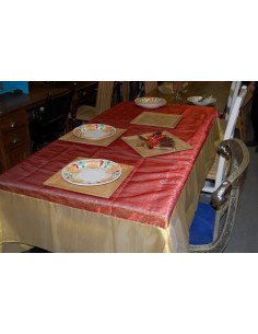 Tovaglia natalizia in organza di poliestere TOV002 2