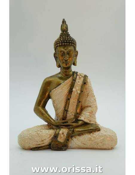 Statua Buddha tailandese con gambe incrociate in meditazione ALWED011