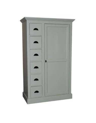 Armadio cassettiera in legno colorato 100cm MS041