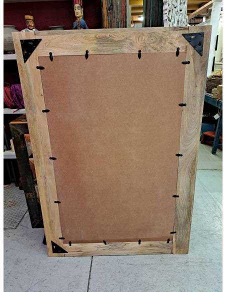 Cornice specchio in legno massello colorato| 90x130cm AGB01187