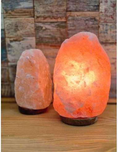Lampade di Sale Rosa dell'Himalaya | Grande e Piccola per Armonia e Benessere