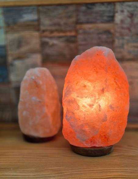 Lampade di Sale Rosa dell'Himalaya | Grande e Piccola per Armonia e Benessere