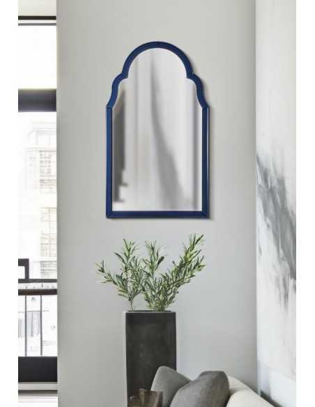 SPECCHIO DA MURO TANGERI BLU CM 47X1X80 (MISURA SPECCHIO CM 41X74) - 06614700B3