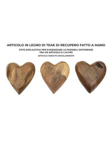 Decorazione Hak In Teak Ric. Cm16x14x4,5 (pezzi Unici - Non Rip. In Serie) - 0119670000