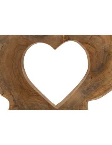 Scultura Hasi In Teak Riciclato Cm 28x10x38 (pezzi Unici - Non Rip. In Serie) - 0119700001