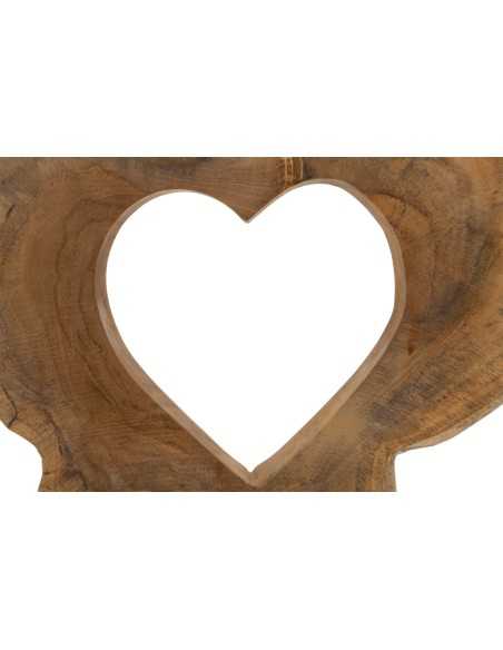 Scultura Hasi In Teak Riciclato Cm 28x10x38 (pezzi Unici - Non Rip. In Serie) - 0119700001