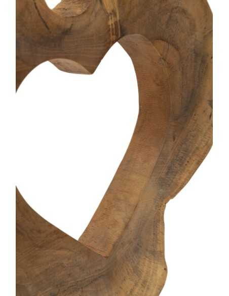 Scultura Hasi In Teak Riciclato Cm 28x10x38 (pezzi Unici - Non Rip. In Serie) - 0119700001