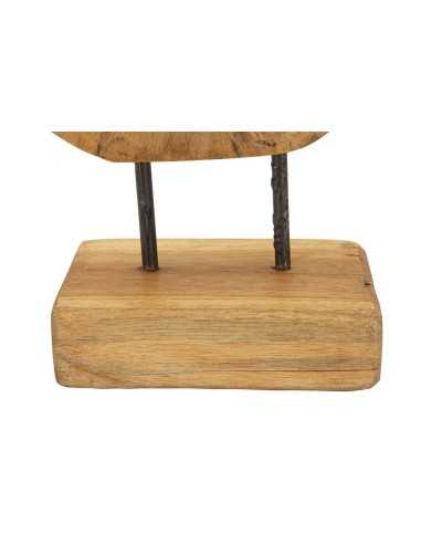 Scultura Hasi In Teak Riciclato Cm 28x10x38 (pezzi Unici - Non Rip. In Serie) - 0119700001