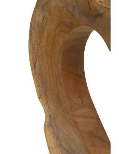 Scultura Hasi In Teak Riciclato Cm 28x10x38 (pezzi Unici - Non Rip. In Serie) - 0119700001