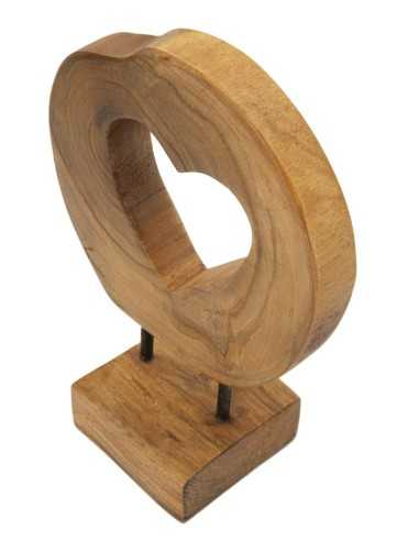 Scultura Hasi In Teak Ric. Cm 20x10x28  (pezzi Unici - Non Rip. In Serie) - 0119700003