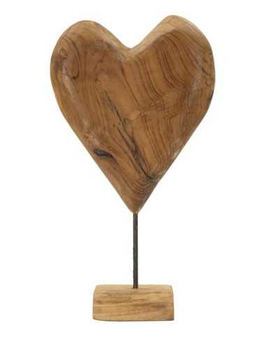 Scultura Dobu In Teak Riciclato Cm 25x12x45 (pezzi Unici - Non Rip. In Serie) - 0119720001