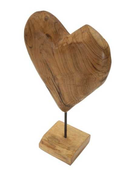 Scultura Dobu In Teak Riciclato Cm 25x12x45 (pezzi Unici - Non Rip. In Serie) - 0119720001