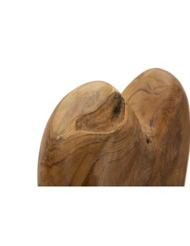 Scultura Dobu In Teak Riciclato Cm 25x12x45 (pezzi Unici - Non Rip. In Serie) - 0119720001