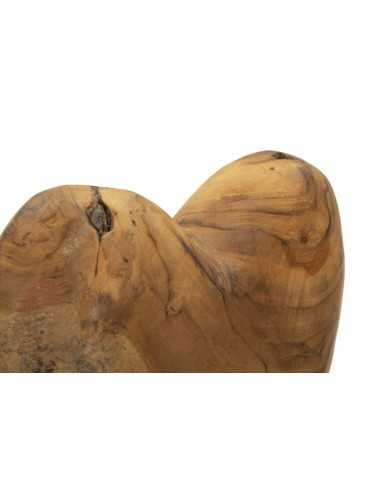 Scultura Dobu In Teak Riciclato Cm 20x12x37 (pezzi Unici - Non Rip. In Serie) - 0119720003