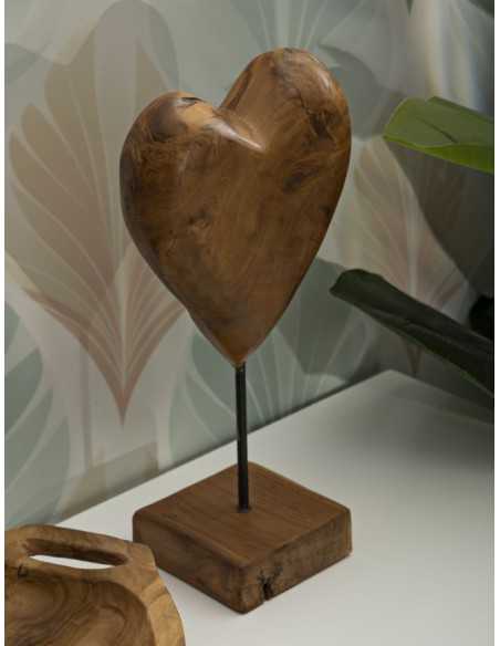 Scultura Dobu In Teak Riciclato Cm 20x12x37 (pezzi Unici - Non Rip. In Serie) - 0119720003