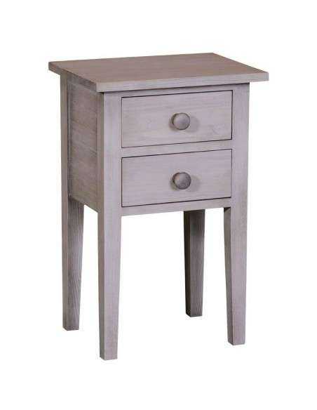 Comodino provenzale con doppio cassetto MS475