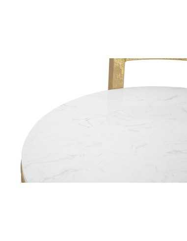 Tavolinetto Round Marble Cm 40x43x50 - 1424010000