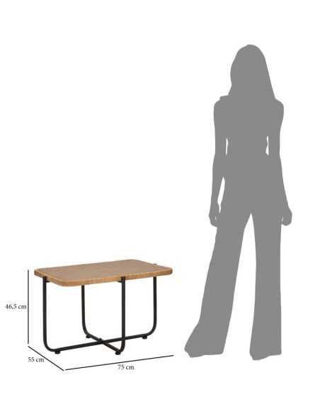 Tavolo Da Caffe' Cebu Cm 75x55x46,5 - 1425930000