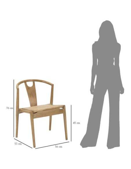 Sedia Japan -b- Set 2 Pz Cm 56x53x76 - 142749000B