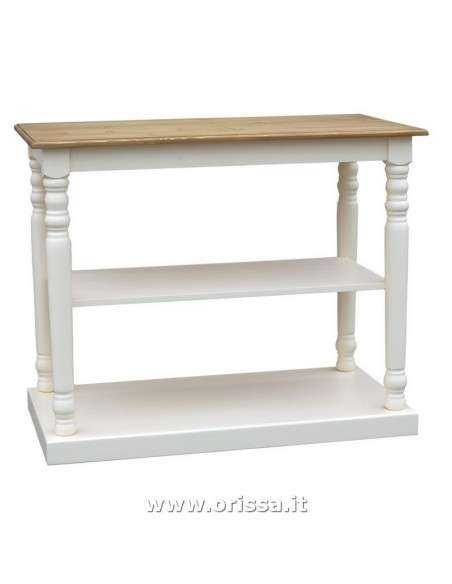 Consolle country gamba tonda colorata o rustica  MS178