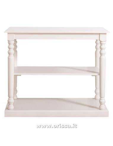 Consolle country gamba tonda colorata o rustica  MS178