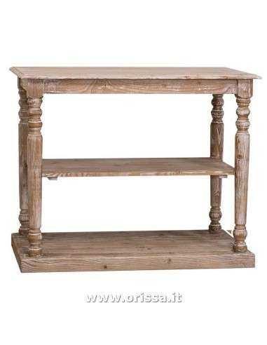 Consolle country gamba tonda colorata o rustica  MS178