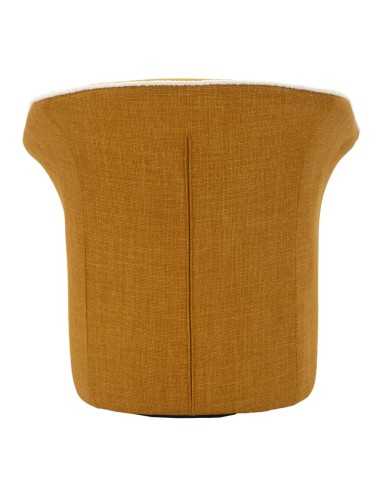 Poltrona Girevole Siena Senape Cm 83,5x66x80 (seduta Altezza Cm 42) - 142866000S