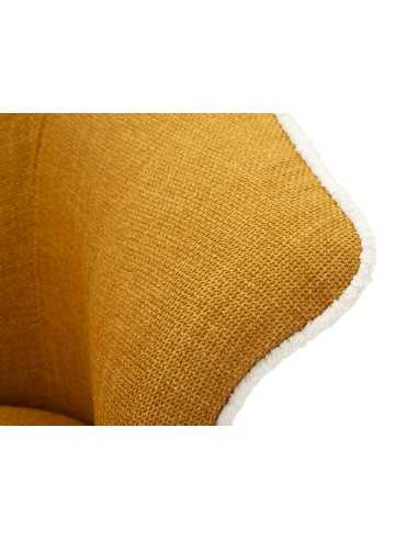 Poltrona Girevole Siena Senape Cm 83,5x66x80 (seduta Altezza Cm 42) - 142866000S