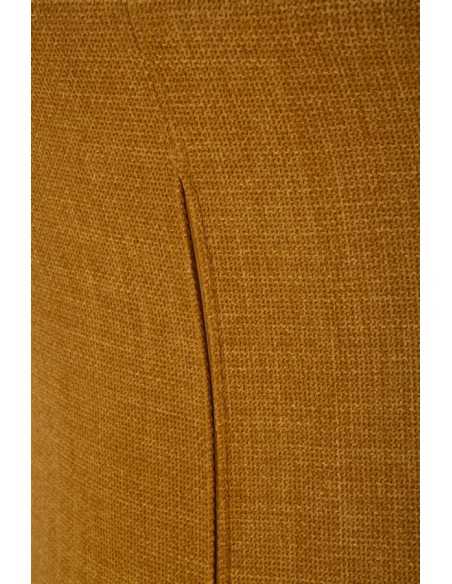 Poltrona Girevole Siena Senape Cm 83,5x66x80 (seduta Altezza Cm 42) - 142866000S