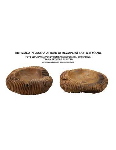 S/tasche Garit In Teak Ric. Cm 37x40x16 (pezzi Unici - Non Rip. In Serie) - 1607510001