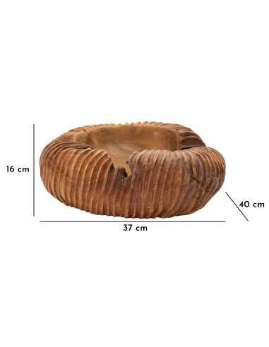 S/tasche Garit In Teak Ric. Cm 37x40x16 (pezzi Unici - Non Rip. In Serie) - 1607510001