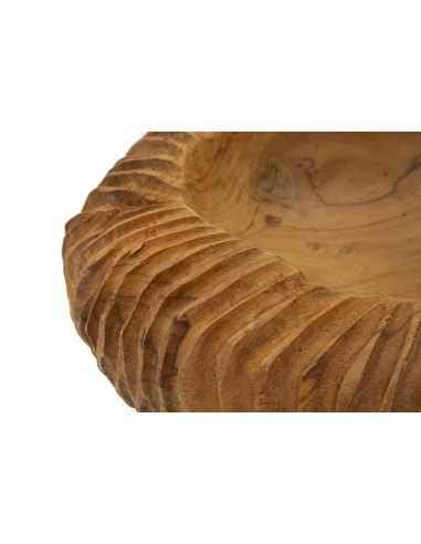 S/tasche Garit In Teak Riciclato Cm ø 32x11 (pezzi Unici - Non Rip. In Serie) - 1607510003