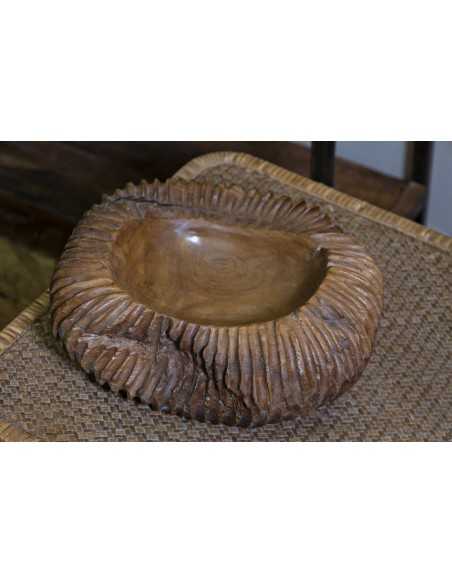 S/tasche Garit In Teak Riciclato Cm ø 32x11 (pezzi Unici - Non Rip. In Serie) - 1607510003