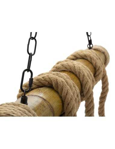 Lampadario Bamboo/rope Cm 80x15x120 - 1712250000