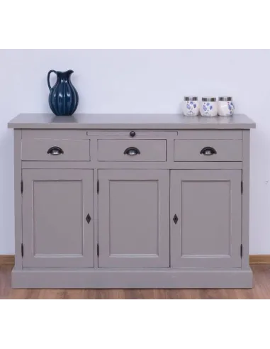 Credenza in legno massello colorata stile shabby chic, provenzale e country MS232B