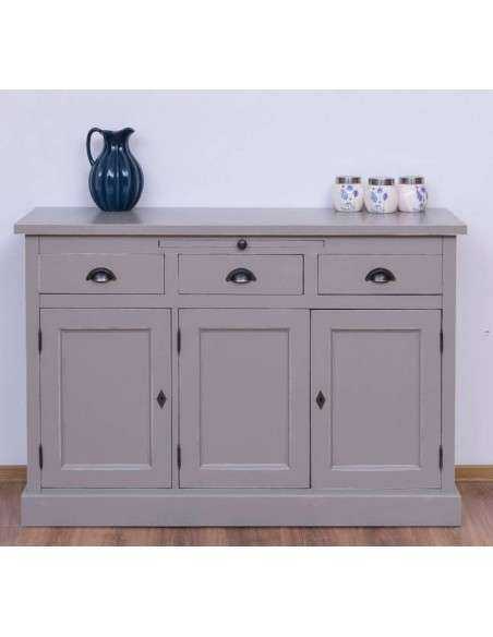 Credenza in legno colorata stile shabby chic, provenzale e country MS232B