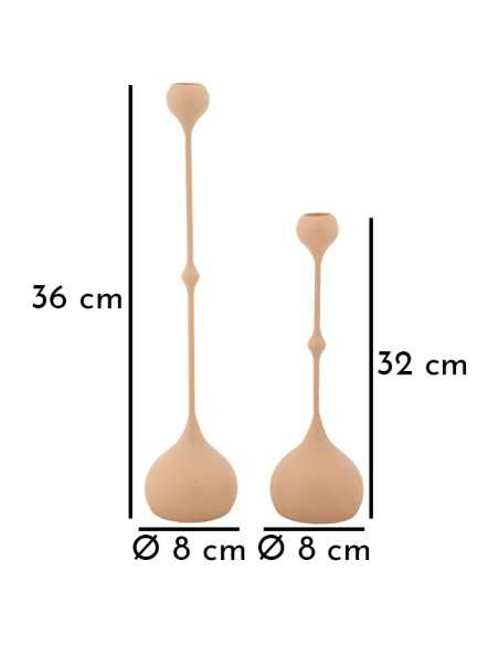 P/cand Slimmy Rosa Set 2 Pz Cm ø 8x26-8x37 - 190412000R