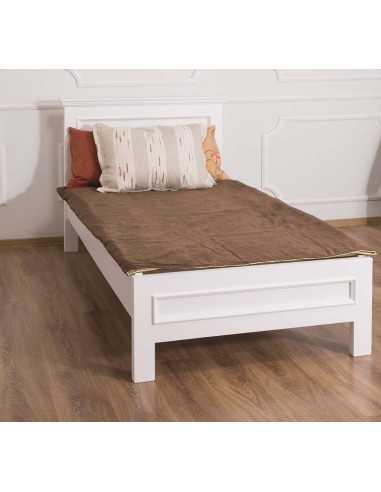 letto singolo in legno massello colorato stile provenzale MS541-90200