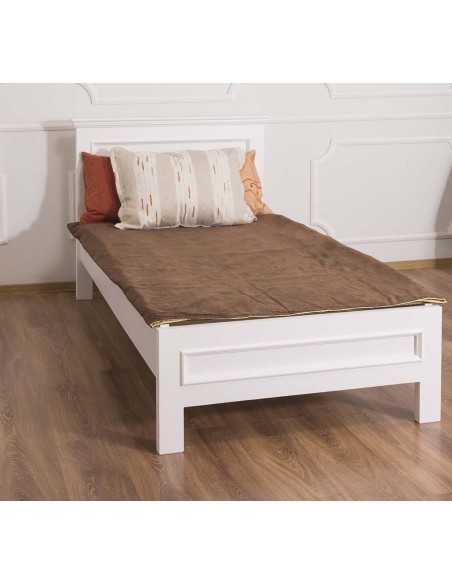 letto singolo in legno massello colorato stile provenzale MS541-90200