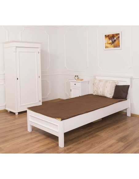 letto singolo in legno massello colorato stile provenzale MS541-90200