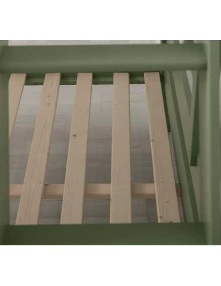 Letto a castello 3 posti 80/120x200 in legno MS810