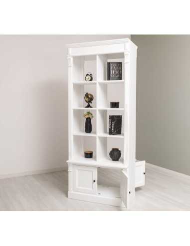 Libreria divisoria Directoire bifacciale con ante 220 cm MS791