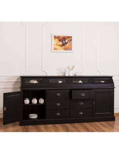 Credenza in legno colorata stile shabby chic, provenzale e country MS25B