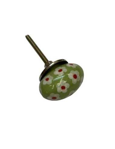 Pomello in ceramica artigianale Ø 4 cm colore | Maniglia per mobili POM003